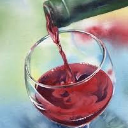 Fine Red Wine is a relaxing beverage that encourages conversation. It's a great way to unwind and catch up with friends.